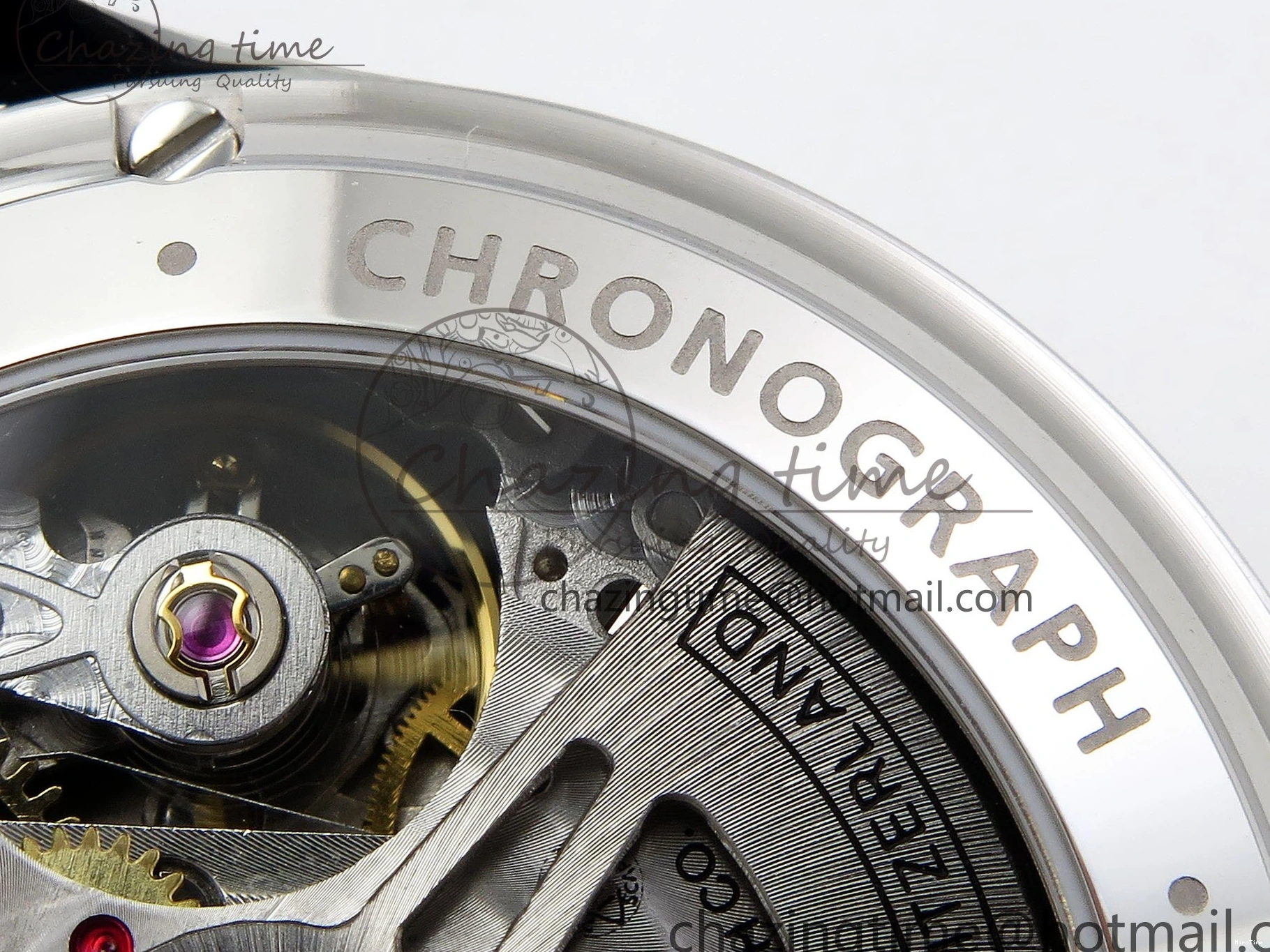 MIROTIME 0511 Casual Portuguese Chrono IW3716 Z+F 1:1 Best Edition White Dial on Blue Rubber Strap A 7016